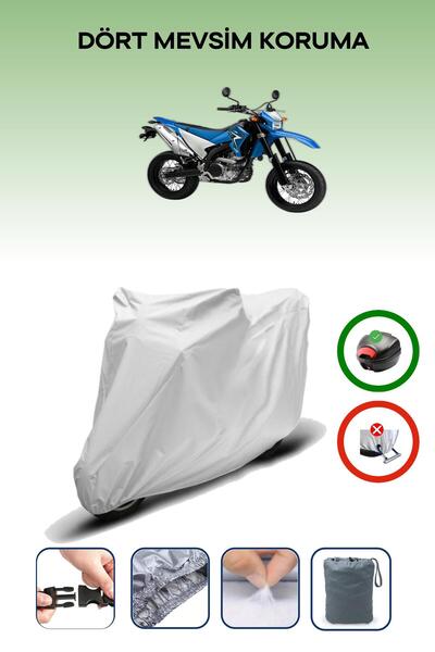 Breen Gray Rear Bag Compatible Yamaha Wr 250 X Compatible Motorcycle Tarpaulin Motor Cover