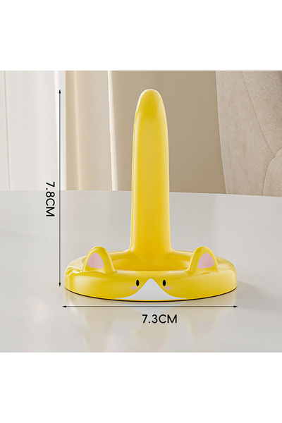 Choice حامل هاتف محمول على شكل قطة كرتونية صفراء لطيفة وجميلة، حامل هاتف محمو...