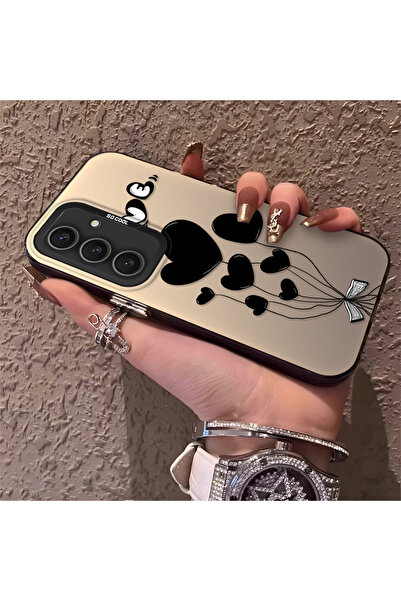 ucuc جراب هاتف سامسونج جالاكسي S24 بلس متوافق مع نمط البالون القلبي المصنوع م...