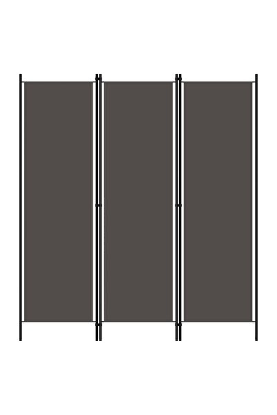 vidaxl 3-Panel Room Divider Anthracite 150x180 cm