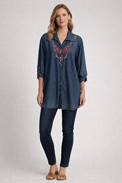 FUAT GÜRSEN Leviva Embroidered Shirt