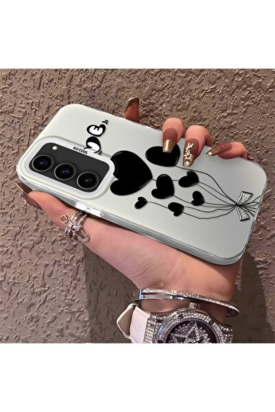 ucuc جراب هاتف سامسونج جالاكسي S23 متوافق مع نمط بالون القلب المصنوع من السيل...