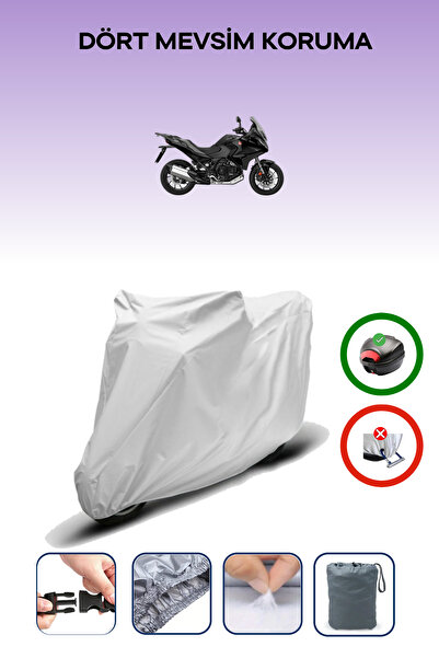 Breen Gray Tail Bag Compatible Honda Nt 1100 Dct Compatible Motorcycle Tarpau...