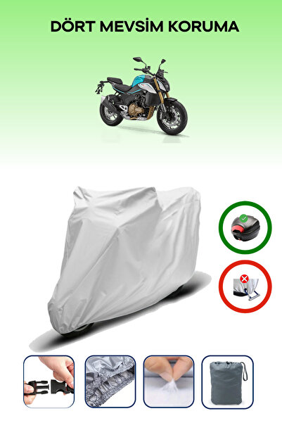 Breen Gray Tail Bag Compatible Rks Srk550 Compatible Motorcycle Tarpaulin Mot...