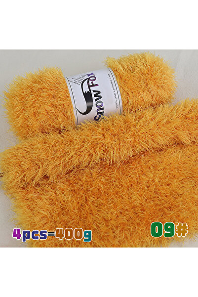 Choice 09 Turmeric 400g Imitation Fur Velvet Fur Velvet Feather Velvet Eyelash Yarn Stick Needle Thick Thre