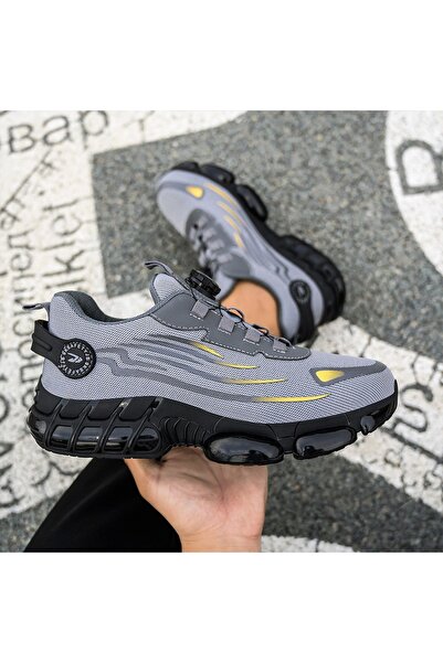 SOSENFER Erkek Nefesli Spor Ayakkabıları, Rahat Koşu Döner Çarpıcı Erkek Ayakkabıları