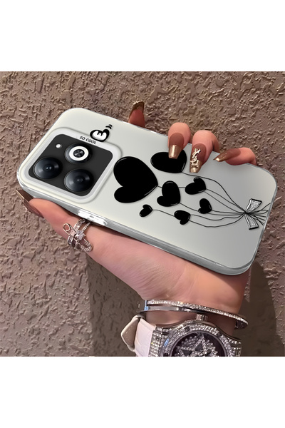 ucuc جراب هاتف سيليكون واقي بنمط بالون القلب متوافق مع تكنو سبارك 20