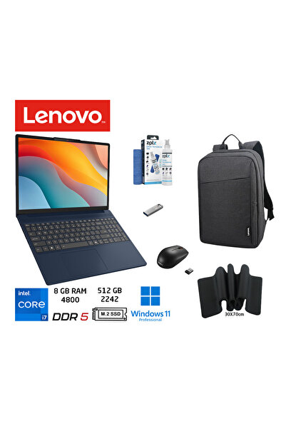 LENOVO Ideapad Slim3 İ Core i7 83K10060TR 13620H 8GB 512GB SSD W11PRO 15.3"WU...