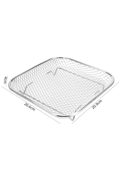 Choice1 Square Durable Stackable Air Fryer Rack Non-Stick Stainless Steel Air...