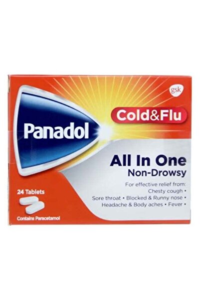 Panadol Cold And Flu All In One 24 Tablets