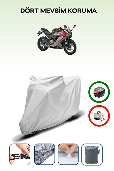 Breen Gray Tail Bag Compatible Rks Srk250 Rr Compatible Motorcycle Tarpaulin ...
