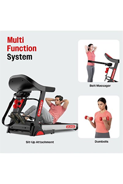 Sparnod Fitness STH-4400 Multifunction Treadmill 5HP Peak, AutoIncline, 14km/h, USB/Bluetooth, 120kg