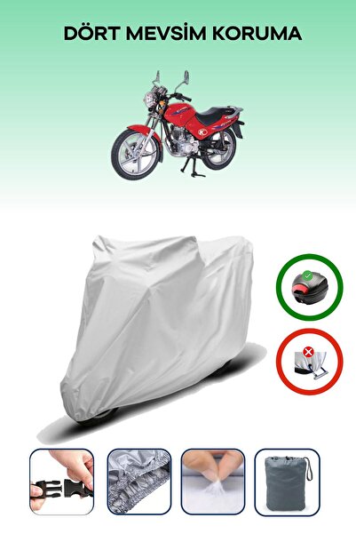 Breen Gray Rear Bag Compatible with Kymco Ck 125 Pulsar Compatible Motorcycle...