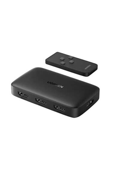 Ugreen Υπολογιστής / διανομέας HDMI, Ugreen, 3 σε 1, HDMI 1.4 4K 30 Hz, Negru