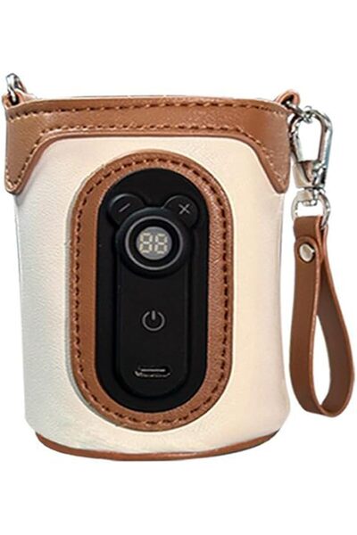 Saharaz جهاز تدفئة الحليب، جهاز تدفئة زجاجات الرضاعة، جهاز تدفئة زجاجات الرضاعة قابل للتعديل بـ ٢٦ درجة، محمول، ترموستات يعمل على مدار ٢٤ ساعة