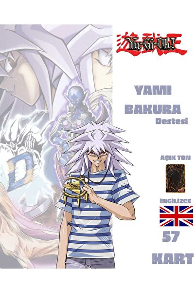 Cakmak Oyun Dukkani Yu-Gi-Oh! İngilizce Yami Bakura Destesi 57 Yugioh Kartı