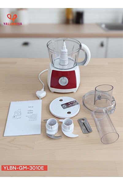 Generic 300W Food Processor 0.8L Bowl, 10 Speeds & Pulse for Chopping Slicing...