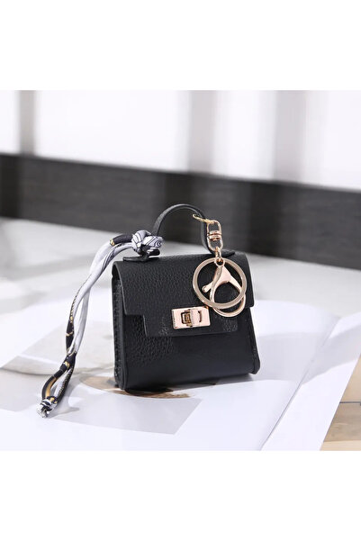 Choice حقائب صغيرة سوداء، قلادات، حقائب منزلية، محافظ نقود معدنية مزخرفة أنيقة، سماعات أذن بمفتاح دوار، أحمر شفاه