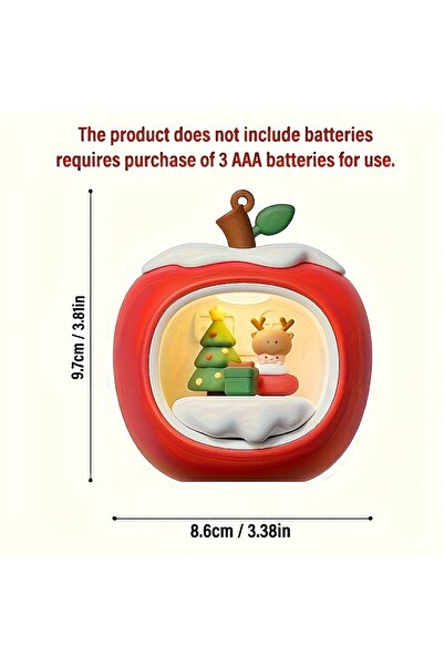 Choice Christmas tree -shaped Smart Touch Night Light Desktop Decor, Ambient Indoor Lighting Requires 3 AAA