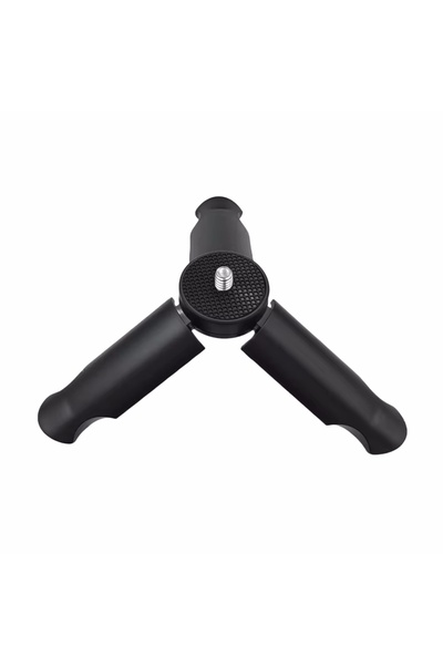 Choice حامل ثلاثي القوائم صغير محمول أسود اللون، مزود ببرغي 1/4 بوصة، مناسب ل...