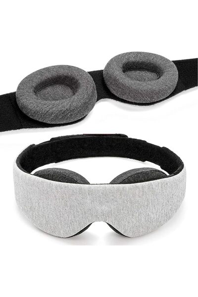 Arabest Sleep Mask, 100% Light Blocking Eye Mask, Zero Eye Pressure, Comforta...
