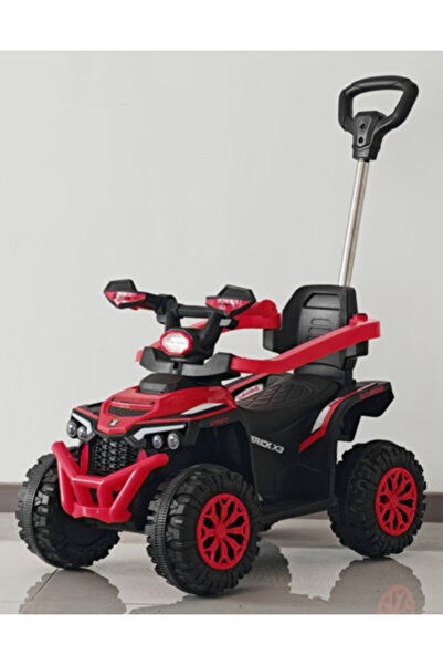 Family Center دراجة رباعية للأطفال مع مقبض دفع أحمر 10-701-R