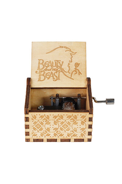 Choice Beauty and beast 1 Vintage Wooden Music Box Beauty And Beast Romantic La Vie En Rose Music Box Valen