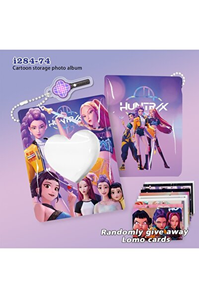 Choice ألبوم صور كرتوني جديد من نوع الكيبوب i284-74 - ألبوم صور من الورق المقوى بتصميم صائدي الشياطين وفرقة ساجا بويز (20 صفحة/40 خانة)