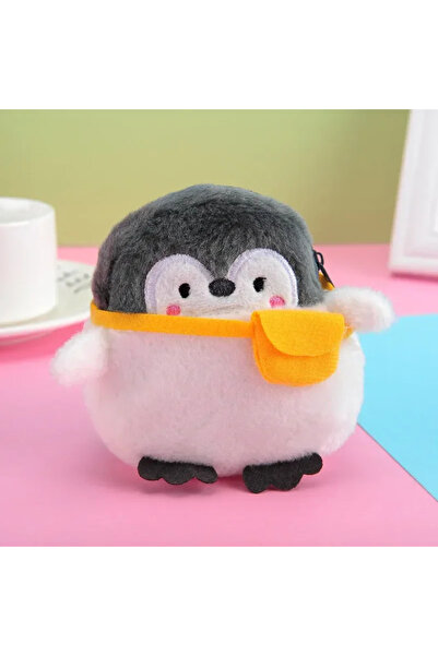 Choice 1pc A Cartoon cute little penguin coin wallet girl fashion pendant keychain storage bag women zero w