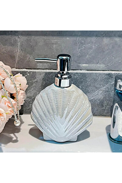 Choice 420ML White Ceramic Press Bottle Bathroom Storage Accessories Lotion B...