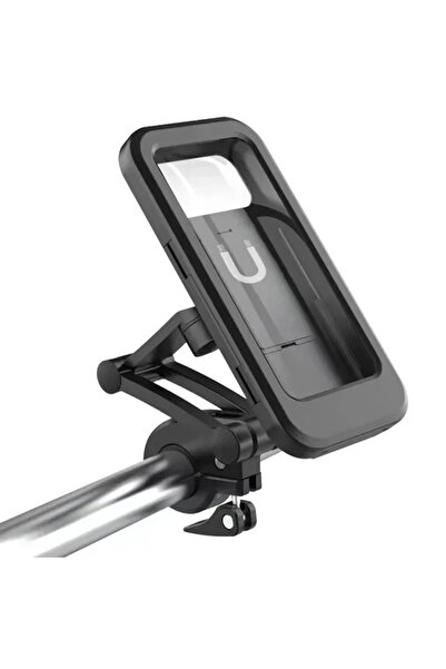 Choice حامل هاتف محمول جديد مقاوم للماء للدراجات، أسود-1، إصدار 2025، يدعم نظ...