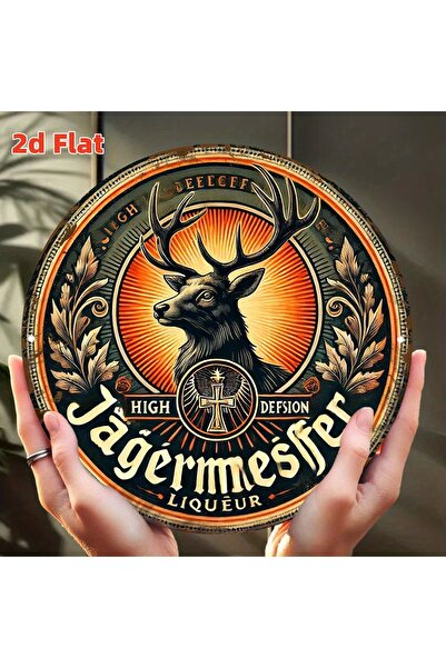 Choice لوحة جدارية مسطحة ثنائية الأبعاد على شكل رأس غزال، مقاس 20×20 سم، تحمل...