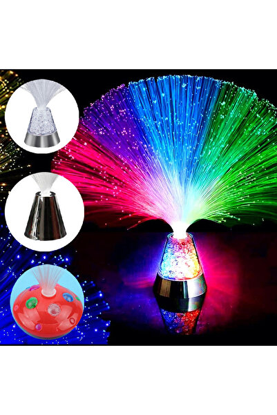 Choice مصباح ألياف بصرية متعدد الألوان من النوع 3، يعمل بمنفذ USB، ضوء سماء م...