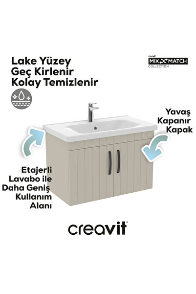 Creavit D10 80cm.KPK.Lav.Dlp.ML.DAF.LK.DAF