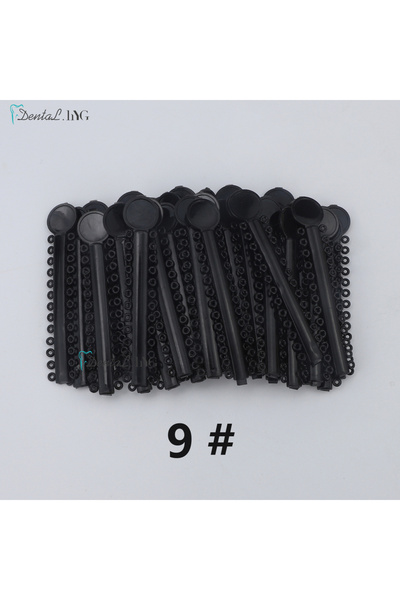 Choice5 رقم 9، 1040 قطعة = 40 عودًا من أربطة تقويم الأسنان المرنة الملونة للأ...