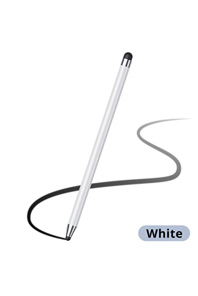 Choice white Universal Stylus Pen for Touch Screen Dual Tips Capacitive Stylus Mobile Phone Tablet Pen ...