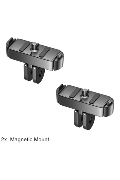 Choice قطعتان من قاعدة التثبيت المغناطيسية المعدنية سريعة الفك لكاميرا GoPro ...
