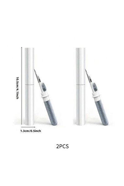 Choice قلم تنظيف سماعات الأذن (قطعتان) أبيض، فرشاة تنظيف سماعات AirPods Pro، سماعات بلوتوث لاسلكية محمولة