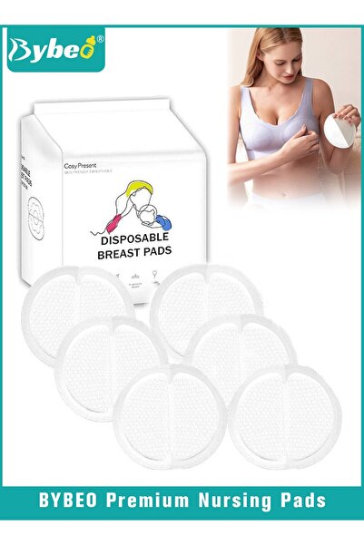 BYBEO 100 Count Disposable Nursing Pads For Breastfeeding, Ultra-Thin and Super-absorbent Breast Pads, Sof