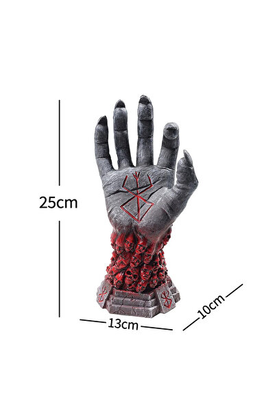 Choice تمثال يد الإله من سلسلة بيرسيرك، مصنوع يدويًا من الراتنج، مقاس 25×13×1...