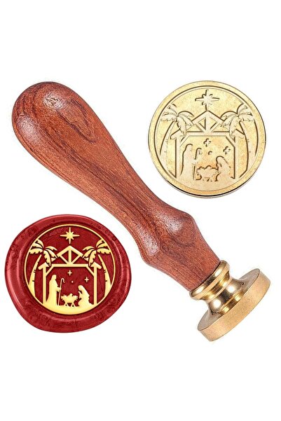 Choice13 ختم شمعي لعيد الفصح، قطعة واحدة، بتصميم يسوع، ختم شمعي عتيق، رأس ختم...