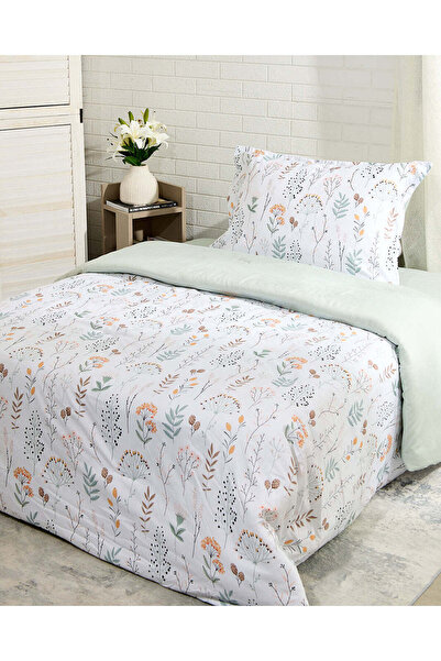 REDTAG طقم لحاف مطبوع بيج مكون من 3 قطع (مقاس فردي)