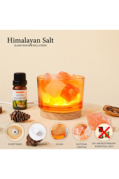 Choice باستثناء قاعدة المصباح، ملح الهيمالايا، قطعة واحدة من الأحجار الكريستالية الطبيعية الخام، معادن العلاج العطري، كوارتز وردي F