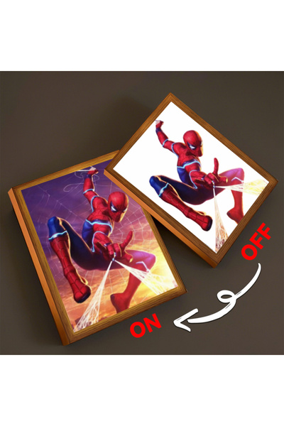 Choice USB Plug Spider 03 A5(23x17cm) Anime Light Painting Photo Frame Spider...