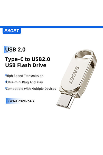 Choice 64 GB CU2 Eaget USB 3.2 Flash Drive 2 in 1 Mini USB and Type C Pen Drive 32GB 64GB 128GB Pendrive Me