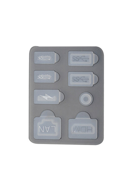 Choice Clear 1 Set Dust Plug for PS5 SLIM Game Console Silicone Dust Protecto...