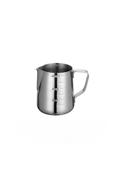 Choice 350ml With Scale Stainless Steel Milk Frothing Jug Silver Frother Coffee Latte Container Metal Pitch
