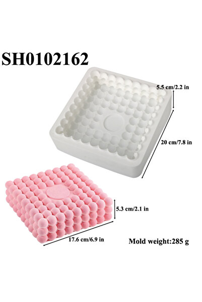 Choice SH0102162 Regular Bubble Design on the Surface of Cake Food Grade Sili...