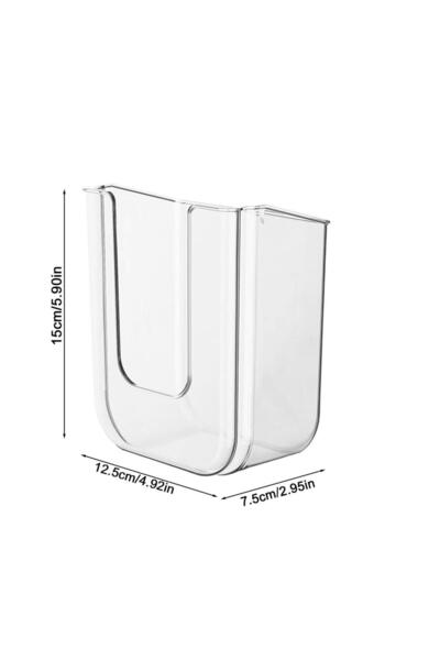 Choice White Wipe Holder for Bathroom Wipes Holder Storage Box Container Organizer Adhesive Dispenser for K