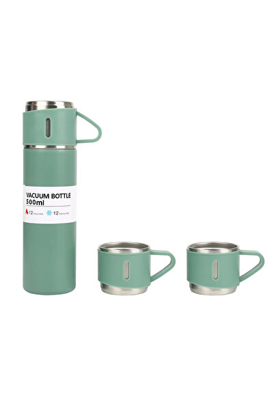 Choice 500ml set 500ml Vacuum Insulated Flask with Cup Set Stainless Steel Thermos Bottle Outdoor Cold and